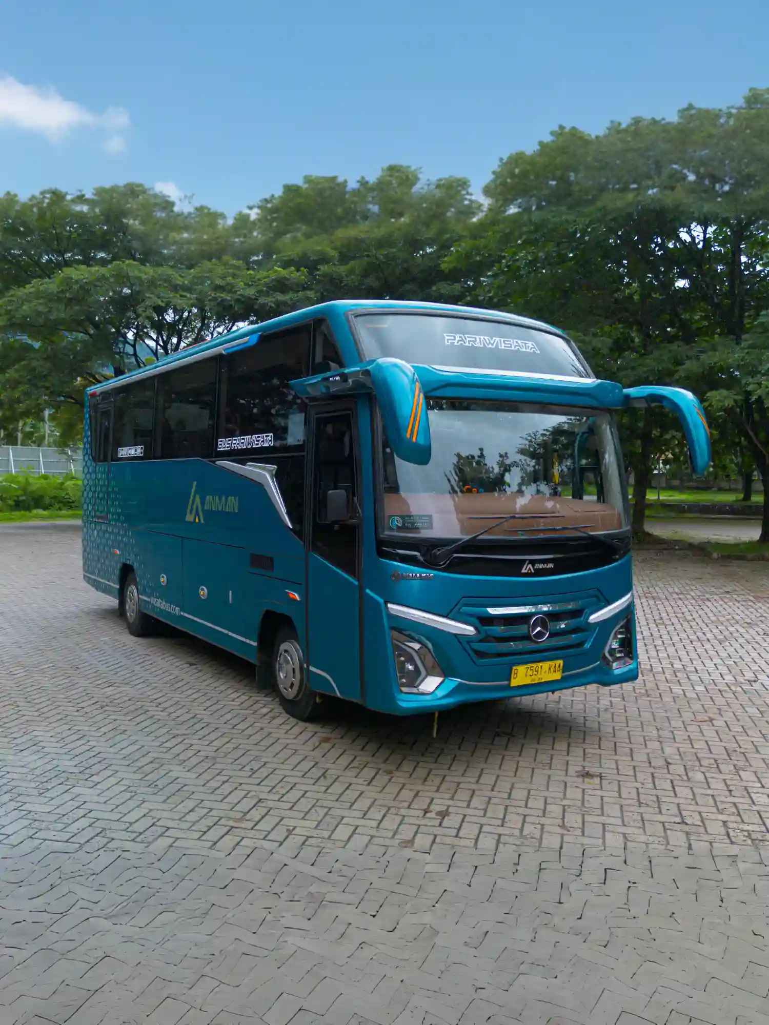 bus medium pariwisata murah